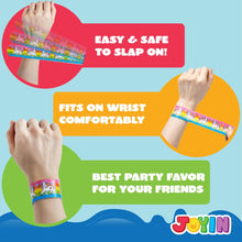 JOYIN Slap Bands, 30pcs Slap Bracelets Super Slap Wrist Bands with Colorful Hearts Animal, Party Bag Fillers for Kids (30 Designs) Birthday Party Favours Pack, Easter Basket Stuffers