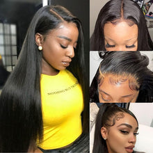 Lace Front Wig Human Hair Pre Plucked Brazilian Virgin Hair Straight Hair 13x4 Lace Frontal Wig With Baby Hair 150% Density Human Hair Wig For Women by Originea (16 Inch)