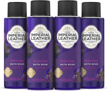 Imperial Leather Relaxing Bath Soak, Lavender & Wild Iris, Rich & Creamy Bubble Bath, Gentle Skin Care, Bulk Buy, Pack of 4 x 500ml