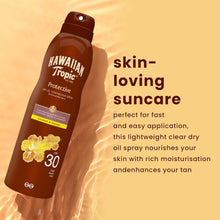 HAWAIIAN TROPIC - Protective Dry Oil continuous Spray SPF 30  with Coconut and Mango  180ml