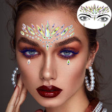 Jinpojun 3 Pack Face Gems for Festivals, Face Glitter Self-Adhesive, Body Temporary Tattoos, Crystals Face Jewels Glitter Stickers for Festivals, Parties and Special Events