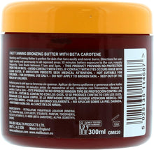 Malibu Sun Bronzing Fast Tanning Body Butter with Beta Carotene, Tropical Coconut Fragrance, 300ml