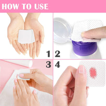 Jiulory 540 PCS Soft and Absorbable Lint Free Nail Wipes, Disposable Eyelash Extension Glue Cleaning Cotton Pads Nail Pliosh Remover Wipes Nail Art Gel Polish Remover Pads