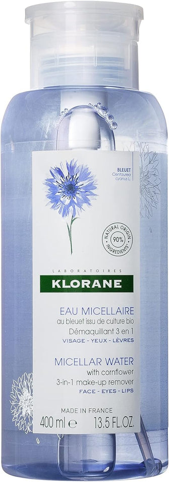 Klorane Micellar Water 3-in-1 Make-Up Remover 400ml