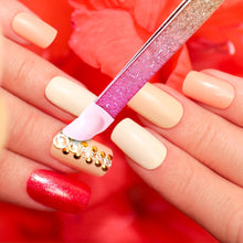 Ouligay 2Pcs Double Ended Nail Art Tweezers for Women Stainless Steel Tweezer Straight Curved Tip Tweezers with Silicone Pressing Head for Nail Crafts Rhinestone Stickers Jewel Gem Picker Tool