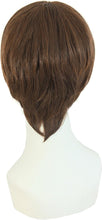 MapofBeauty Fashion Men's Short Straight Wig (Maple Sugar)