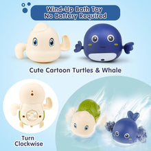 Joyreal Baby Bath Toys - Toddler Bath Toy for 18+ Months, Baby Bath Tub Toy with 3 Suction Cup Spinner Toys & 2 Wind Up Bath Toys Gift for Boys Girls for 2 3 4 5 Year Old