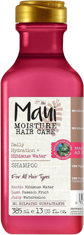 Maui Moisture Aloe Vera and Hibiscus Water Shampoo for dry fine hair 385ml