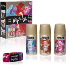 Impulse Be Wild With Wristband Gift Set 3Pc