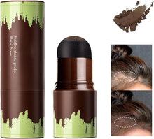 Hairline Powder Stick Hair Shadow Powder,Hair Root Powder Root Cover up,Waterproof Hair Shading Sponge,Used to Cover White Hair,Polish Hair and Sparse Hair.(Dark Brown)