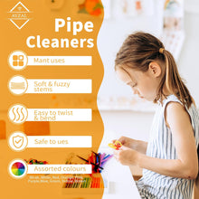 125 Pack Multi Colour Pipe Cleaners Chenille Stems Flexible Strong Suitable for Arts & Craft, DIY Designs