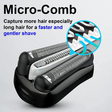 32B S3 Replacement Shaver Heads Compatible with Braun Series 3, Electric Shaver Accessories for Braun Shaving Head, Electric Razor S3 Replacement Head Fit 3000, 3010, 3040, 3050, 3070, 3080, 3090