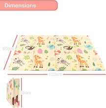 KandyToys Wild Life Foldable Baby Play Mat  Thick Padded XPE Baby Crawl Mat  Waterproof  Safe