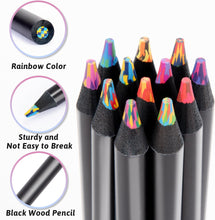 Maqhpu 12 Pieces Rainbow Pencils, Gifts for Teenage Girls, Arts and Crafts for Kids, Colouring Pencils for Adults Kids, Drawing Pencils for Party Bags, Art Supplies, Gifts for 4-12 Year Old Girls