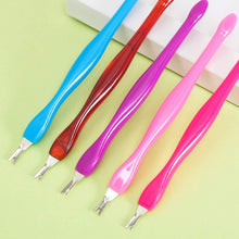 Geviro 12 Pieces Nail Cuticle Remover Trimmer Pusher Manicure Dead Skin Removal Tool Nail Art Tools6 Colors