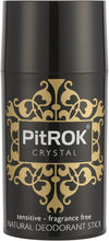 PitROK Original Crystal Natural Deodorant Stick 1x100g. Refillable 'Push-Up' Format. Vegan, Cruelty Free, Fragrance Free. Sensitive Skin.