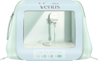 Gillette Venus Edition Limit Extra Smooth Sensitive Razor Set + Blade + Shower Holder + Beauty Bag