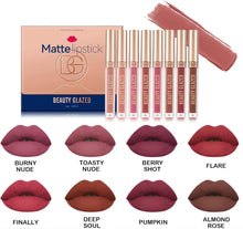 8PCS Matte Liquid Lipstick Makeup Set Matte Lipstick Lasting Non-Stick Cup Not Fade Waterproof Long Lasting Lip Sticks Gift For Make Up Women