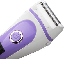 Lady Shaver for Women, Bikini Trimmer Electric Razor Women Rechargeable Body Hair Removal for Face, Lip, Arms, Legs, Underarms Wet Dry Use with LED Display (Purple)