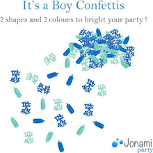Boy Baby Shower Set and Mum to Be Party Decorations, Mummy to Be Blue Satin Sash, Baby Boy Photo Booth Props, It's a Boy Confetti Mix. Accessories Baby Shower Supplies
