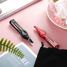 2 Pieces Tweezers with LED Light Hair Removal Lighted Tweezers Makeup Tweezers with Light Tools for Men Women Precision Eyebrow Eyelash Hair Removal Tweezers Stainless Steel Tweezers, Black, Red
