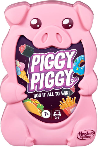 Hasbro Gaming Piggy Piggy Card Game for 7+ Year Old Kids for 2-6 Players, Family Games for Children and Adults