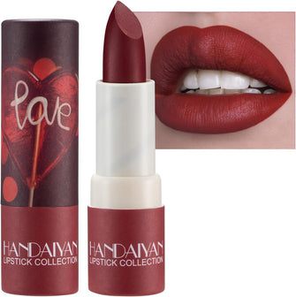 HANDAIYAN Red Lipstick,Matte,Smooth,Waterproof,Highly Pigmented Lipsticks08Red