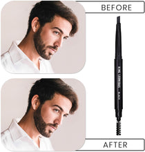 King Leonidas Beard Pencil Filler for Men (Black), Water-Resistant Beard Liner Pen for Marking & Detailing Patchy Beards, Mens Beard Shaper & Definer, Facial Hair Darkener for Natural Look