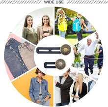 6 Pcs Button Extender for Trousers,Adjustable Button Waist Extender,Waist Extender for Trousers Pants Waist Extender Trouser Waist Extender Elastic Collar Extenders for Jeans Skirts Trousers