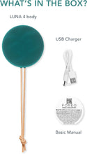 FOREO Luna 4 Body Evergreen - Massage Body Brush - Whole Body Cleanser & Exfoliator - Exfoliating Body Scrubber - for Lymphatic Drainage & Ingrown Hair Treatment - 100% Waterproof - USB-Rechargeable