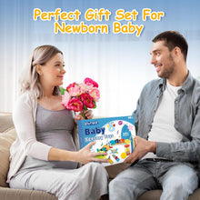 Joyreal Baby Toys 0-6 Months, 10pcs Newborn Sensory Toys Set, Baby Musical Caterpillar Toys, Rattles, Ribbons, Baby Essentials Baby Sensory Box, Newborn Baby Gifts for 3 6 9 12 Months