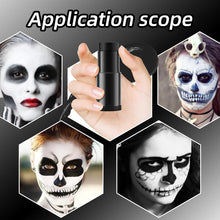 1oz Face Body Paint Oil Stick - Non-toxic Cream Blendable Foundation Makeup Sticks Halloween Face Body Eye Paint Skeleton Ghost Cosplay Costume Professional SFX Corpse Special Effects - Black