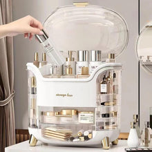 LZDMY Makeup Storage Organiser with Clear Lid, Skincare Organiser Drawers Beauty Holder Cosmetic Organisers for Bathroom, DressingTable Organiser Dustproof Waterproof