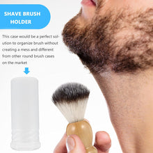 Lurrose Travel Makeup Brushes 2pcs Shaving Brush Case Travel Shaving Brush Travel Tube Shaving Brush Holder Cosmetic Makeup Brushes Case with Adjustable Height for Travel Home Shaving Brush Stand