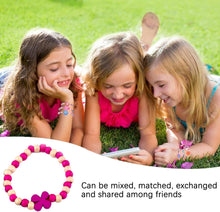 8PCS Girls Bracelets, Wooden Beaded Friendship Bracelets for Girls, Kids Bracelets for Girls,Childrens Jewellery, Toddler Bracelet, Childrens Bracelet for Kids Party Christmas Birthday Party Favours