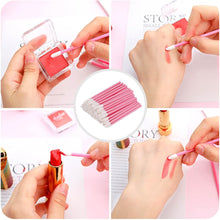 200pcs Pink Lip Brush Stick, Pink Lip Stick Brush, Lipstick Concealer Brush, Lipstick Applicator, Eyelash Brush, Lipstick Applicator Stick, Makeup Tools for Women Girls