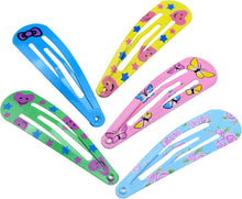 40 Pack Printed Hair Clips Girls' 2 Inch Barrettes Kids Hairpins Accessories