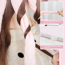 Heatless Curling Rod Headband,Pink,Silky Lazy Wavy Hair Set DIY Hair Styling Tool for Long Hair (with 4 Hair Clips)