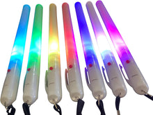 Glowtopia LED Premium 7" Glow Sticks - Flashing Multicoloured Glowsticks Party Fitness (Wrist Length Lanyard, 2 Pack)