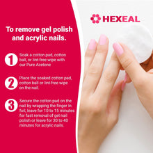 Hexeal ACETONE 99.5%  1L  Professional Nail Polish Remover  Gel Soak Off, Acrylic, Varnish Remover