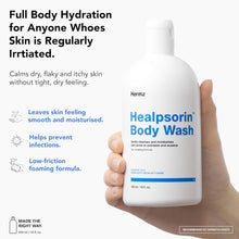 Healpsorin Hydrating Body Wash: Psoriasis and Sensitive Skin Shower Gel - Eczema Treatment - 500ml