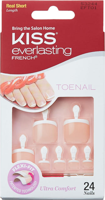 Kiss Everlasting French Toenail Kit - Limitless