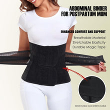 MAMODY Postpartum Belly Wrap  C Section Recovery Belt, Post Partum Women Belly Belt, Abdominal Binder After Pregnancy Postpartum Belly Band After Birth Brace (Black, L)