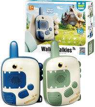DQMOON Walkie Talkie Kids, Toys for 3-9 Year Old Boys Gifts Dinosaur Toys for Boys Age 4 5 6 Walkie Talkie for Kids Toys Age 3 4 5 Birthday Xmas Gifts Outdoor Sensory Toys Camping Accessories Dinosaur