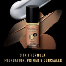 Max Factor Facefinity 3-in-1 All Day Flawless Liquid Foundation, SPF 20 - 45 Warm Almond, 30 ml