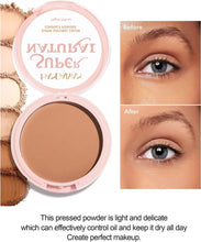 HANDAIYAN Powder,Setting Powder,Super Natural Color Compact Powder,24 Houe Shine-Free Wear,Oily Control,Waterproof,Long lasting,Ultra Matte Finish Face Powder Makeup (01)