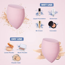 Makeup Sponge, 8 Piece Beauty Blender Make Up Sponge for Foundations, Powder Liquids, Etc., Face Sponge Comes In 3 Shapes