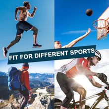 BESKEY Knee Support (Pair) Anti Slip Knee Brace Elastic Breathable Knee Compression Sleeve Help Joint Pain Relief for Arthritic Sufferer and Recovery from Injuries Fit for Sports (L, Black)