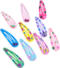 40 Pack Printed Hair Clips Girls' 2 Inch Barrettes Kids Hairpins Accessories