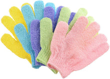 Haobase 5Pcs Exfoliating Gloves Body Scrub - Shower/Bath